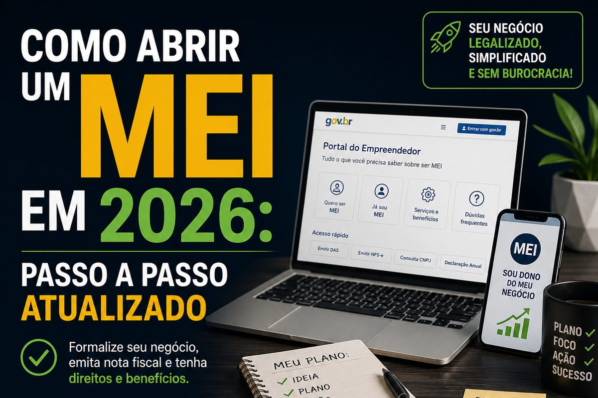 Como abrir um MEI em 2026 - passo a passo atualizado