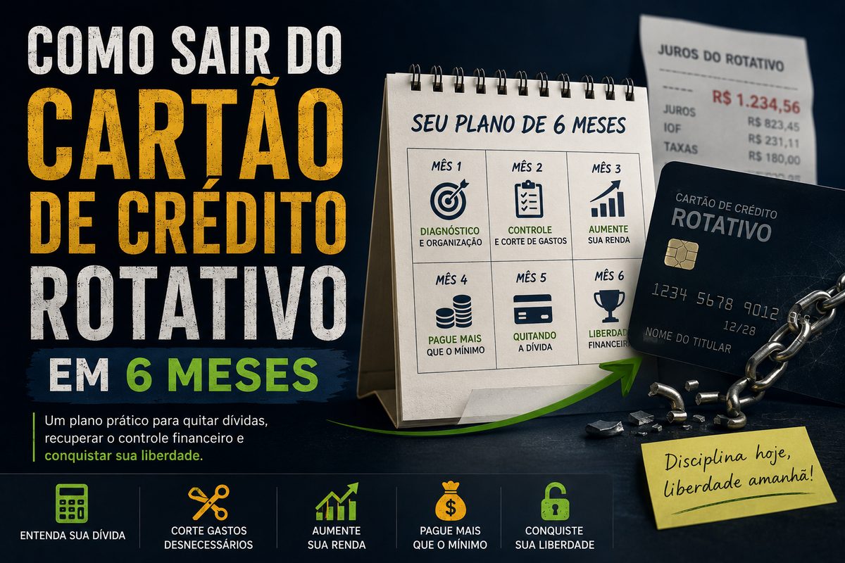 Cartão de crédito e calculadora representando renegociação de dívidas